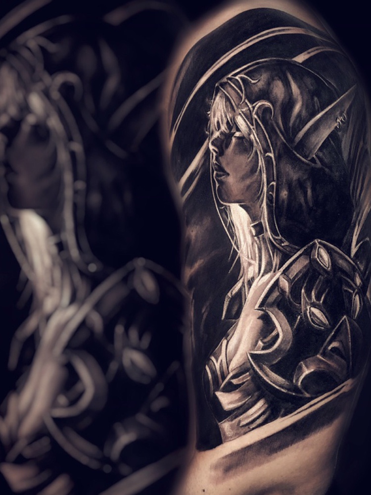 Ivory Tower of Karazhan on Tumblr: Image tagged with tattoo, ink, art