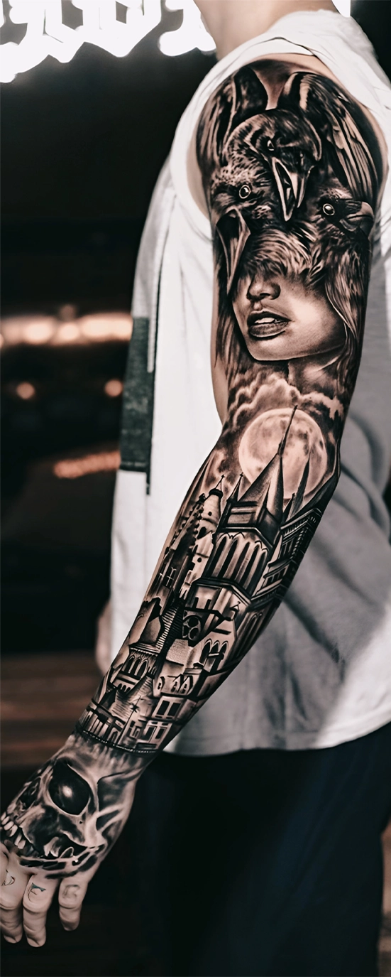 chicano black and grey tattoo