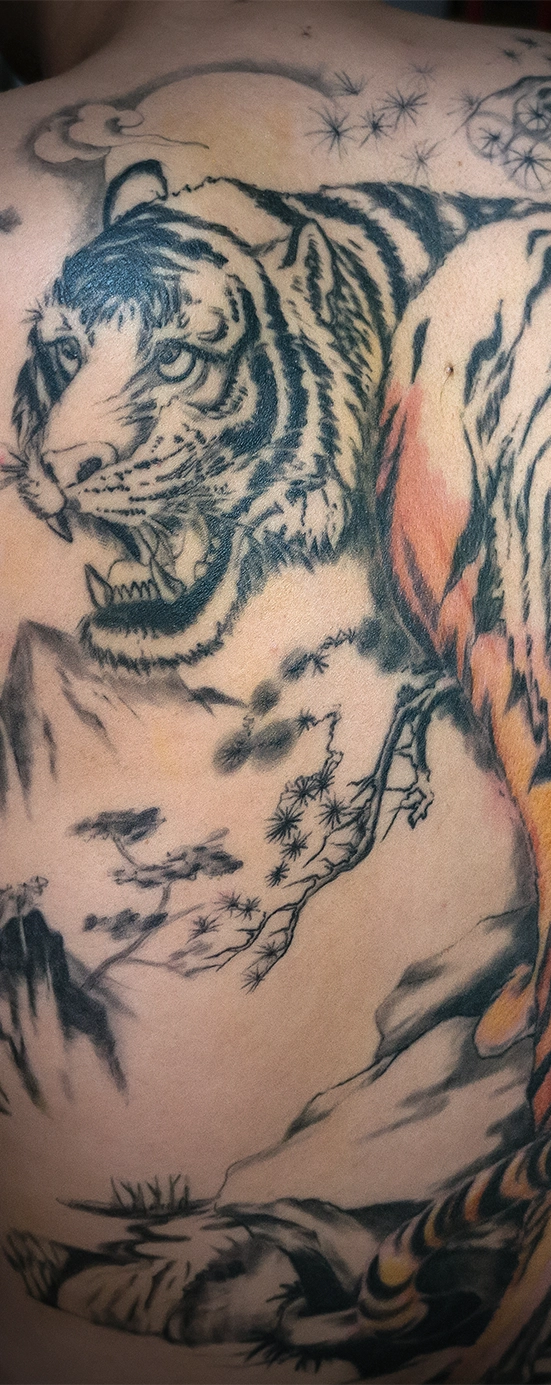 chinese tiger tattoo