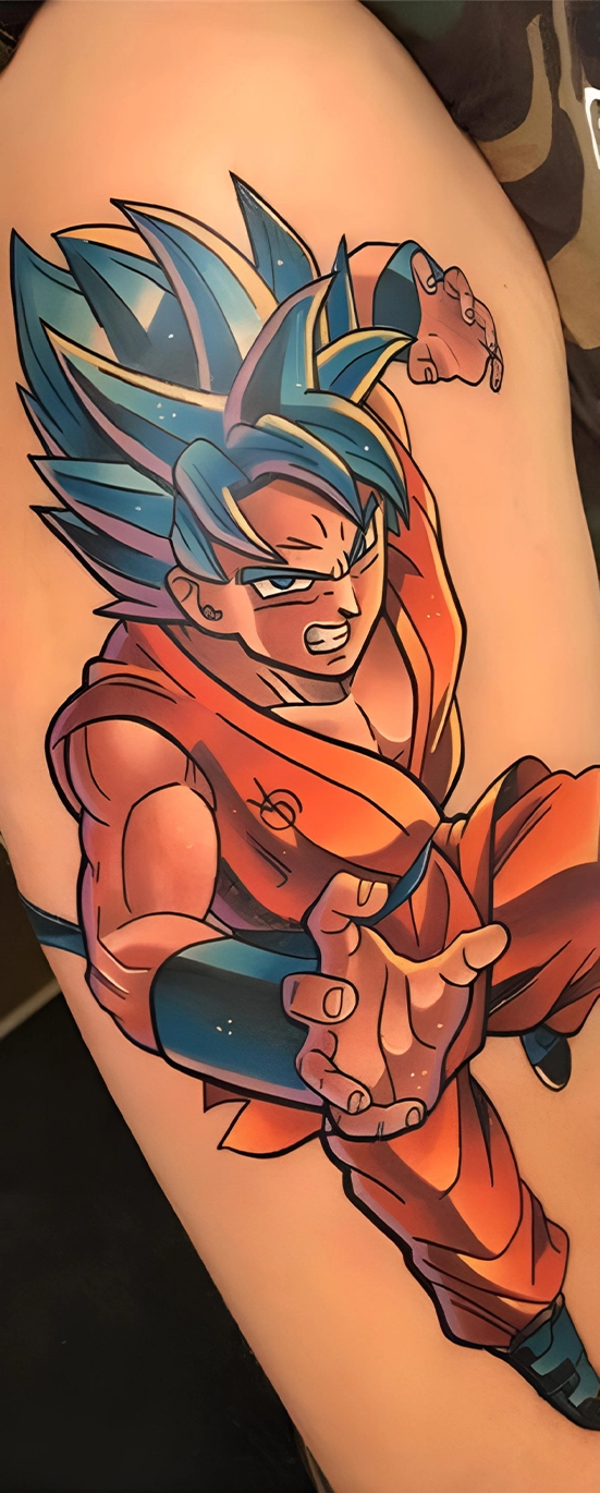 goku from dragon ball z tattoo