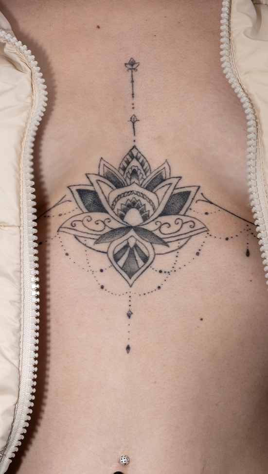 linework illustrative tattoo