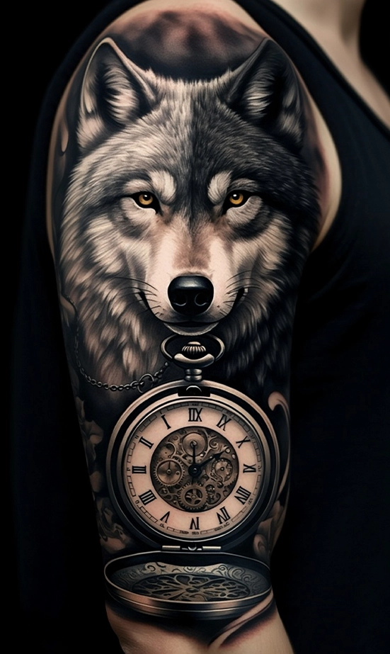 wolf tattoo